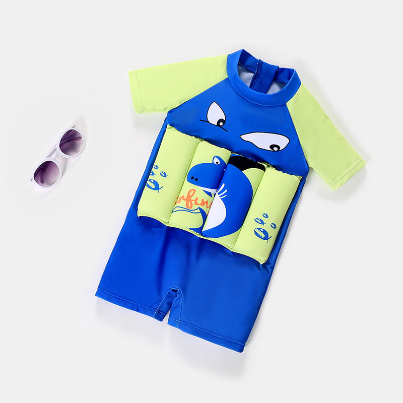 Buoyancy Swimsuit Boys One-piece Training Sun Protection