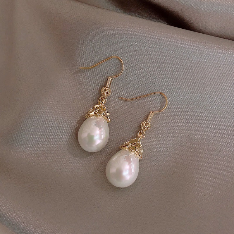 Simple Pearl Grace Elegant Long Wild Earrings For Women