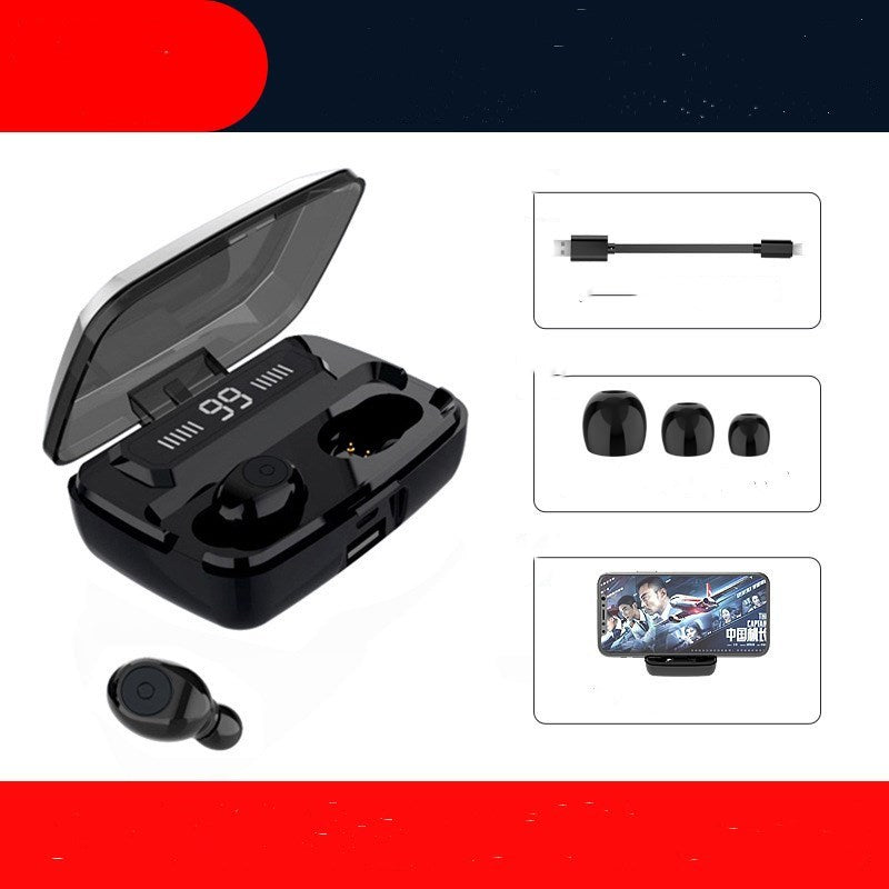 Wireless Bluetooth headset touch in-ear with digital display