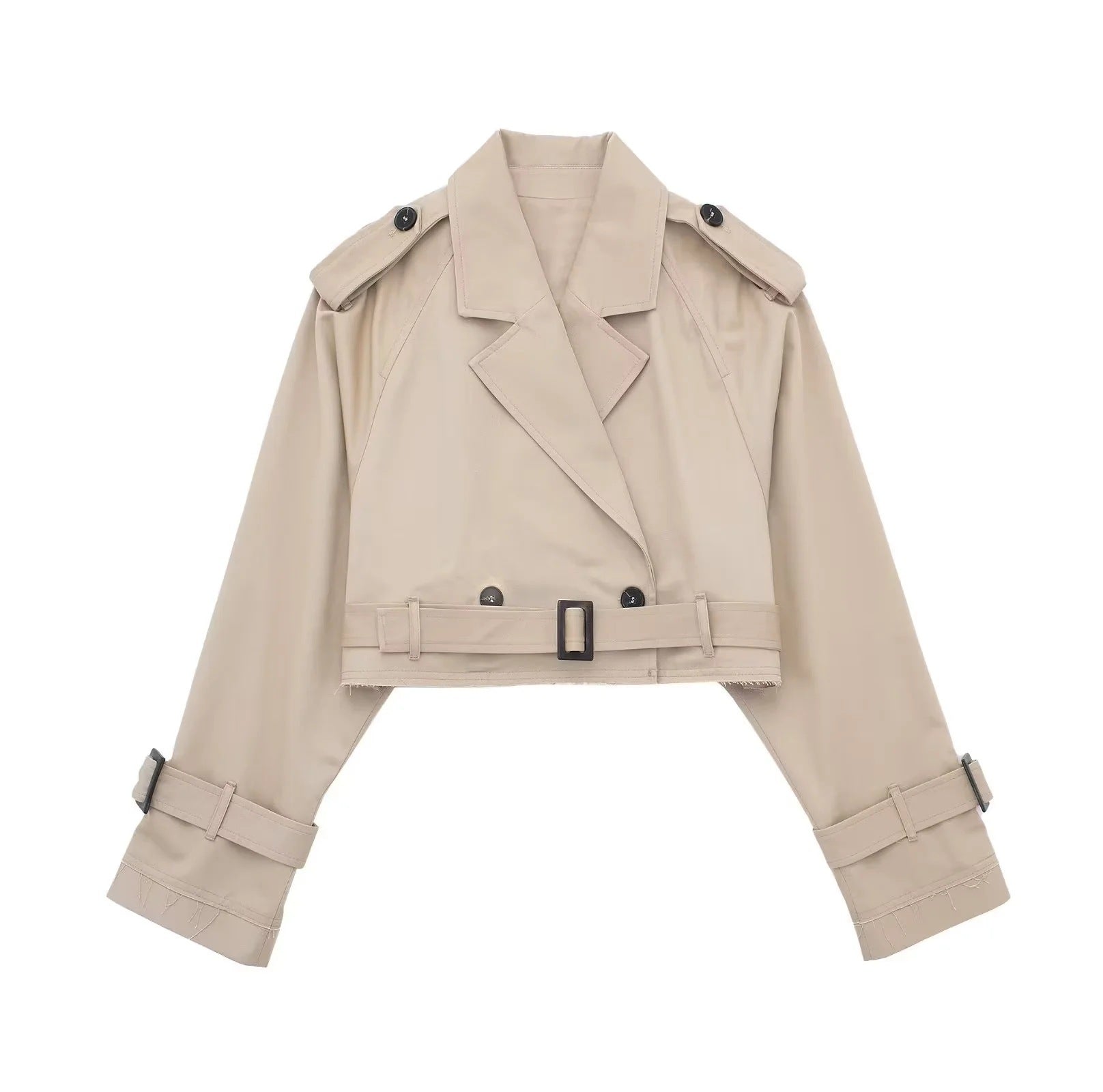 European And American Style Women's Short Cut Windbreaker