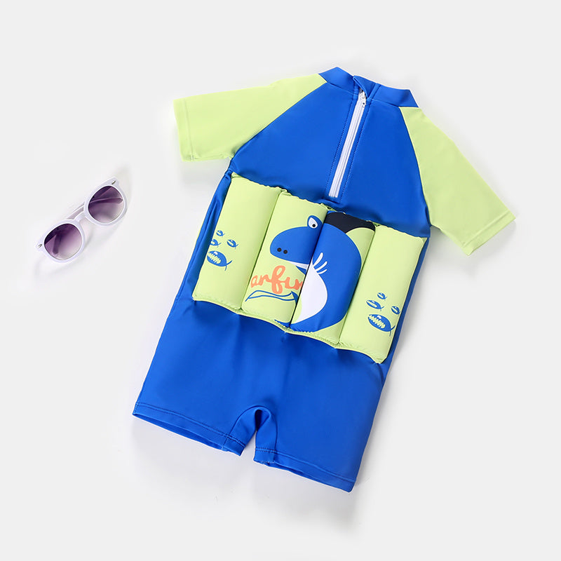 Buoyancy Swimsuit Boys One-piece Training Sun Protection