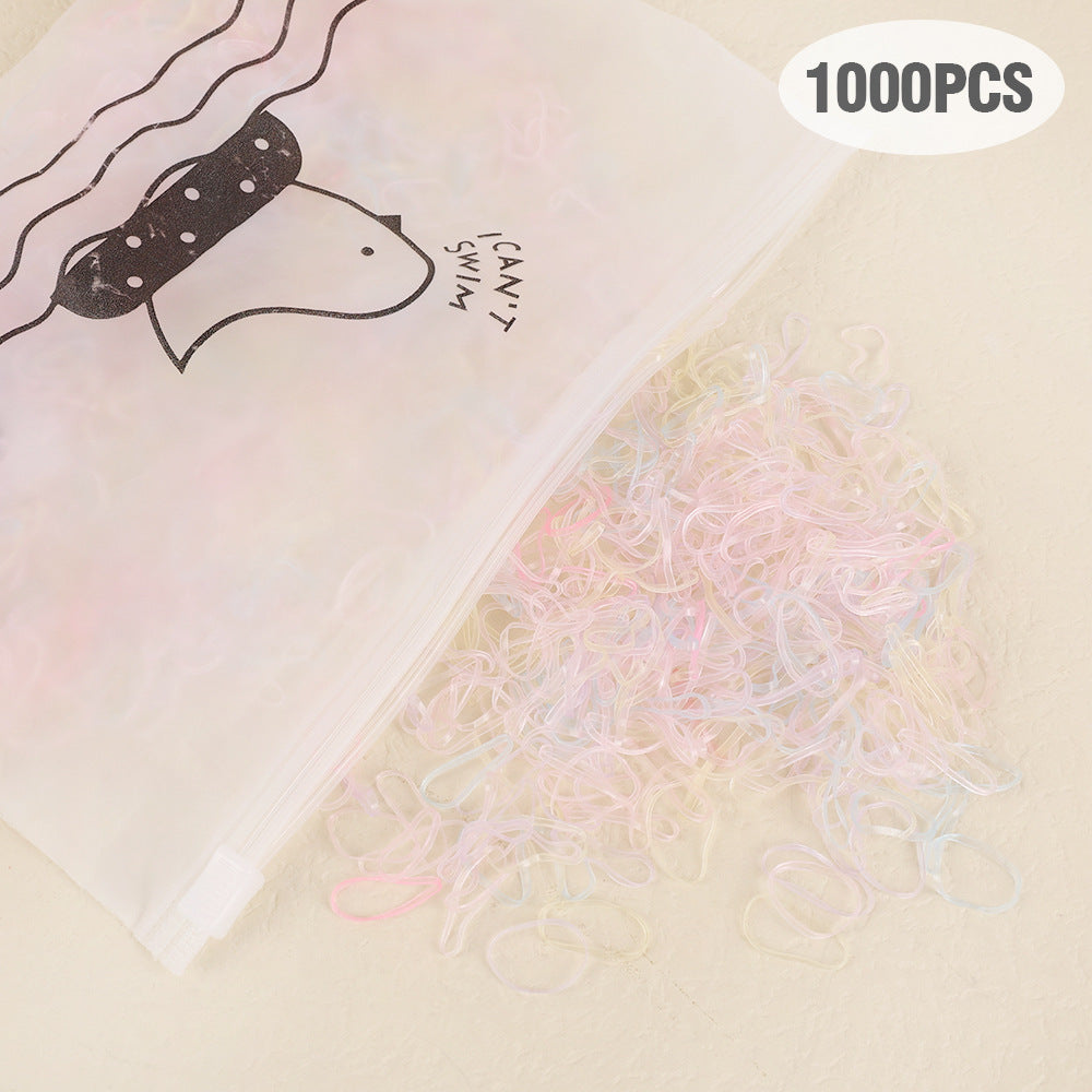 1000 PC Scontinuous Disposable Rubber Bands For Children
