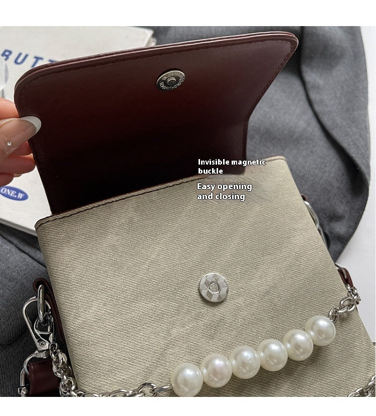 Crossbody Women's Simple Vertical Universal Portable Mini Bag Coin Purse