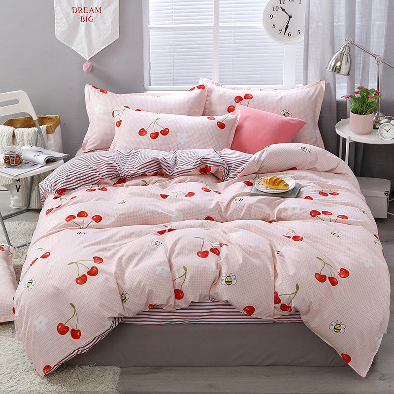 Fashion Household Simple Printing Polyester Bedding