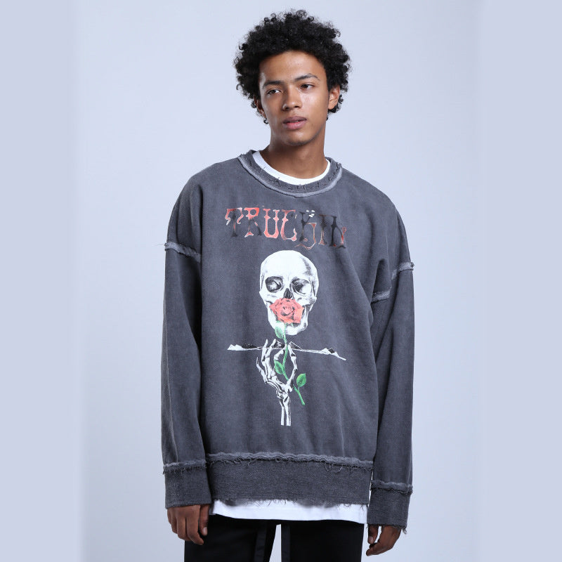 Cotton printed sweatshirt