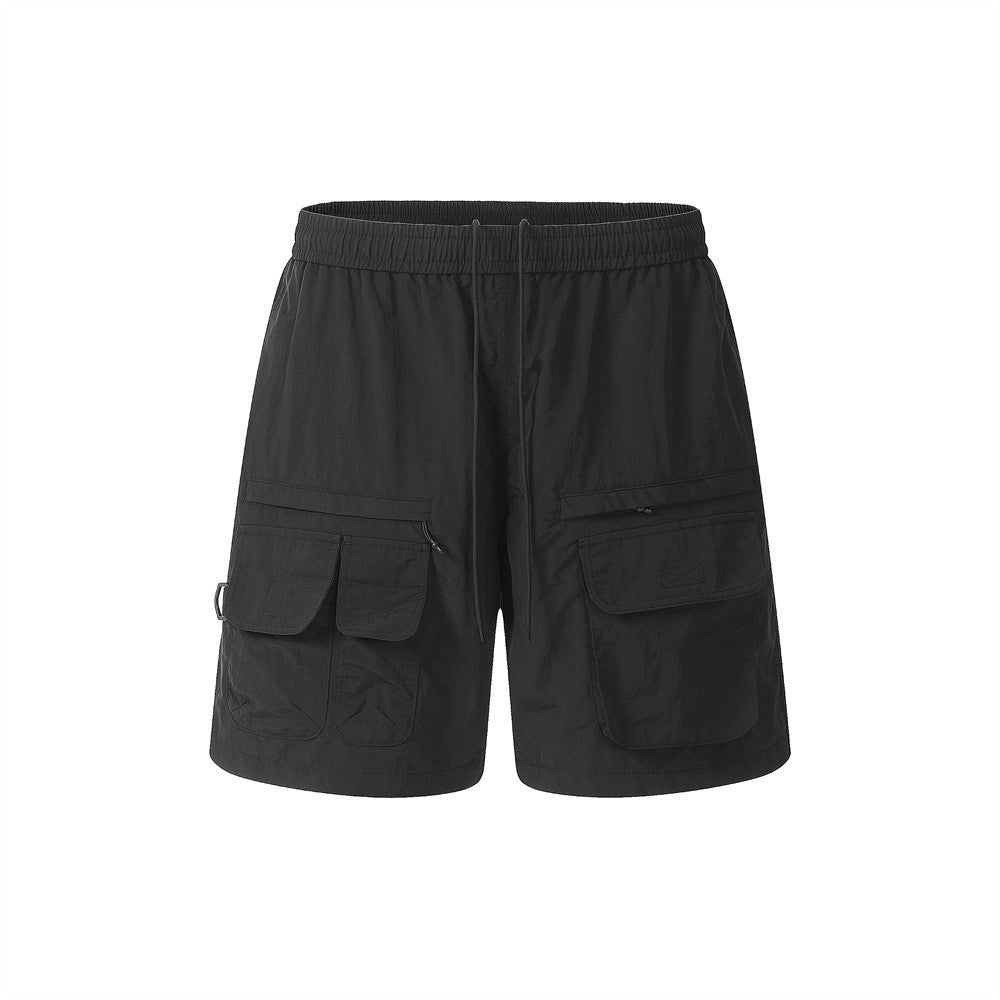 Zipper Decorations Sports Outdoor Shorts