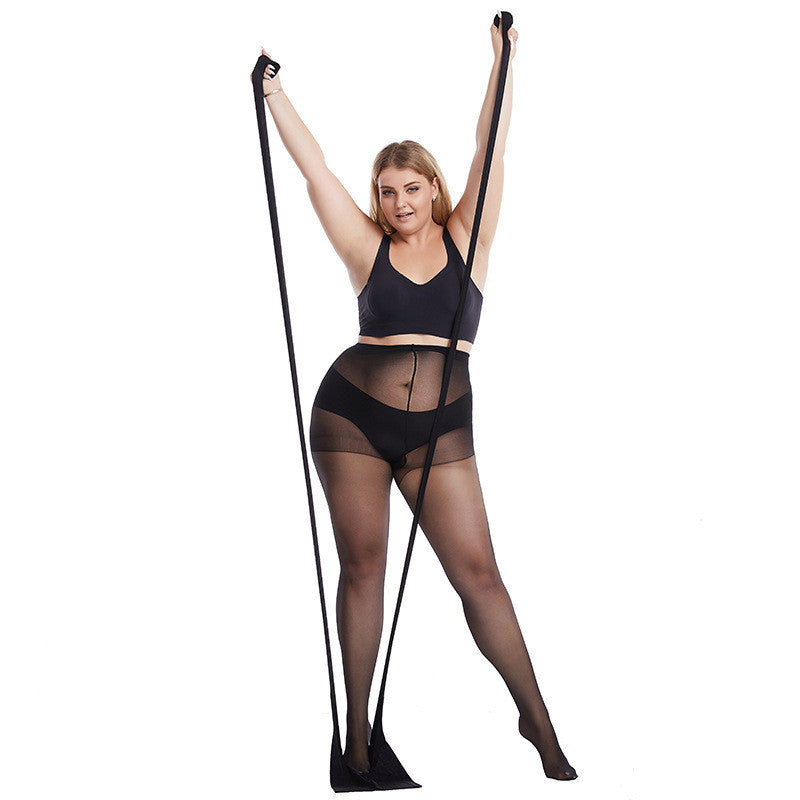 Women's Fashion Simple And Breathable Stretch Thin Super Plus Size Stockings