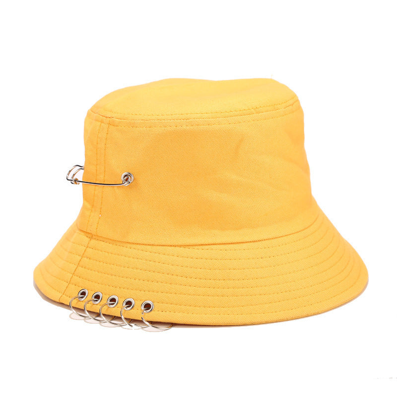 Five-pin pin fisherman hat