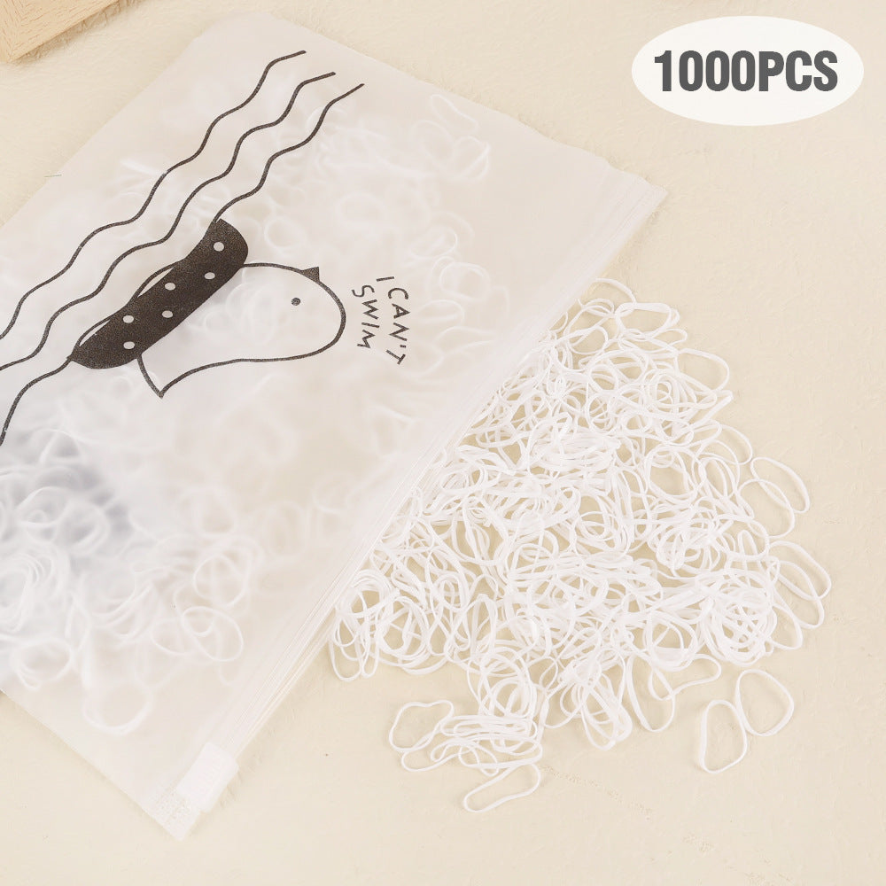 1000 PC Scontinuous Disposable Rubber Bands For Children