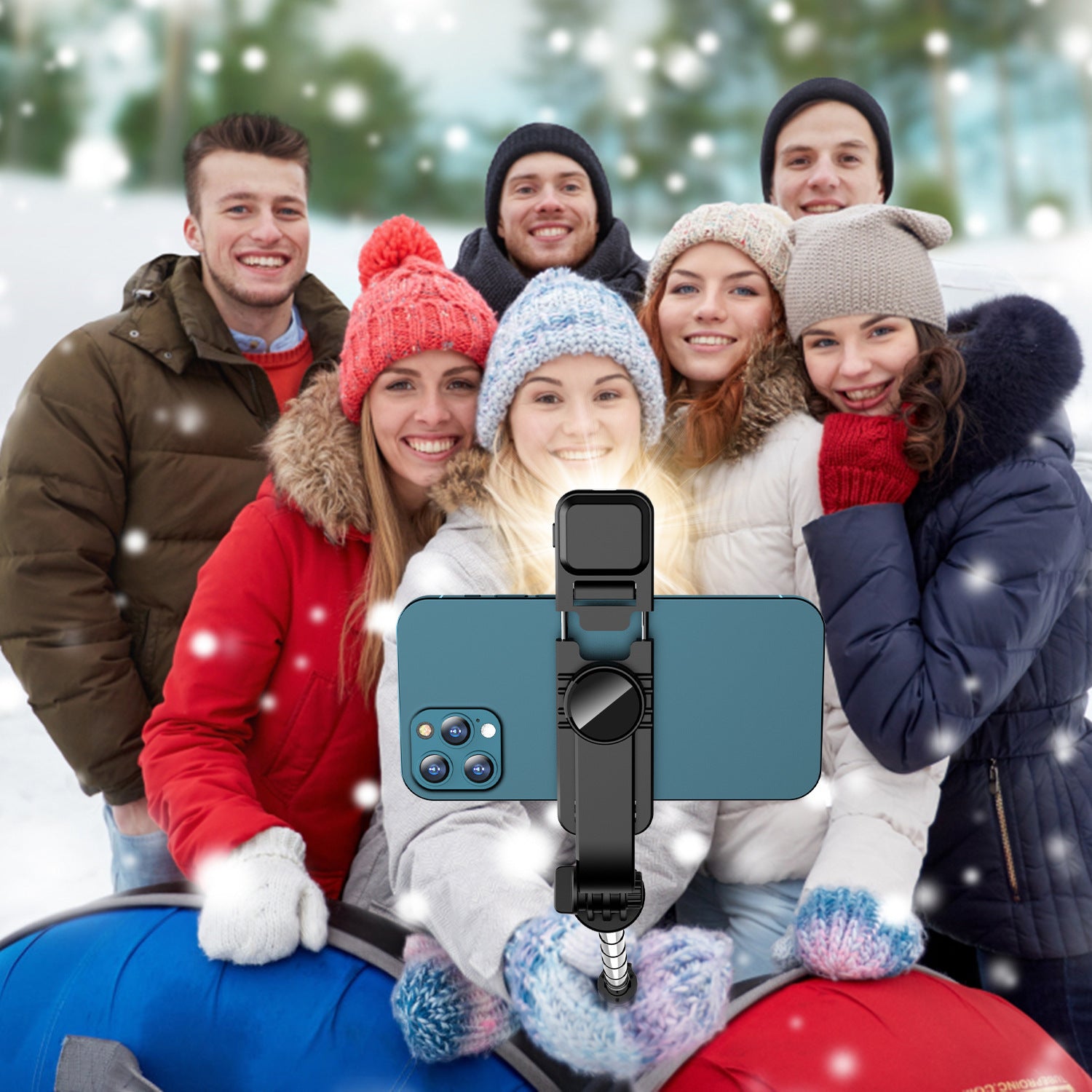 Selfie Stick Tripod Portable And Retractable Bluetooth