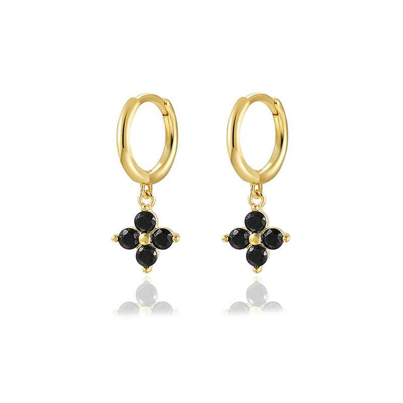 Mei Amethyst Wedding Pendant Geometric Flower Fashion Ornament Women