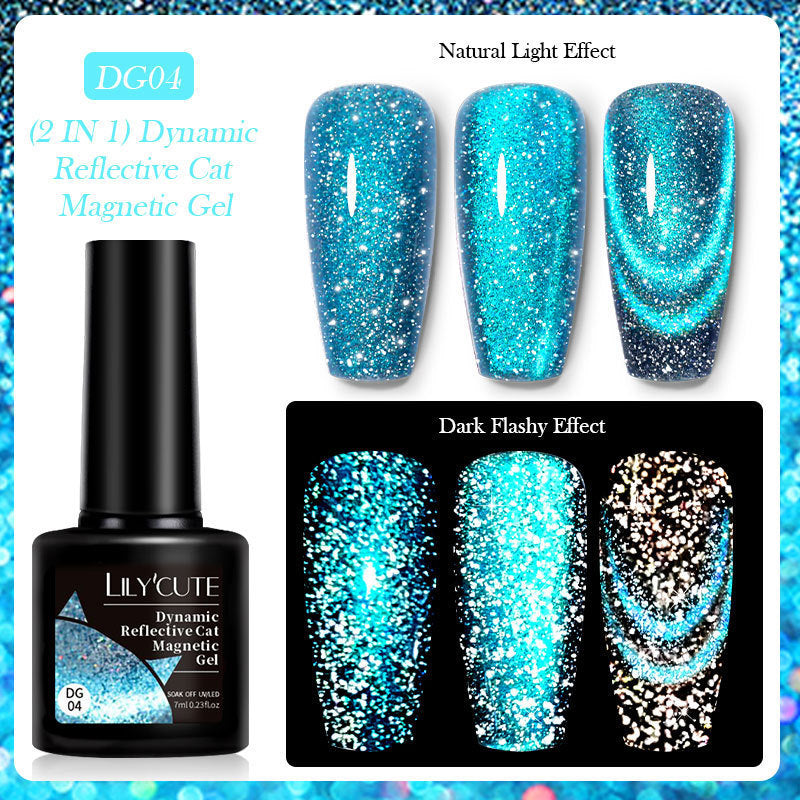 Diamond In The Debris Cat Eye Series Nail Polish Gel