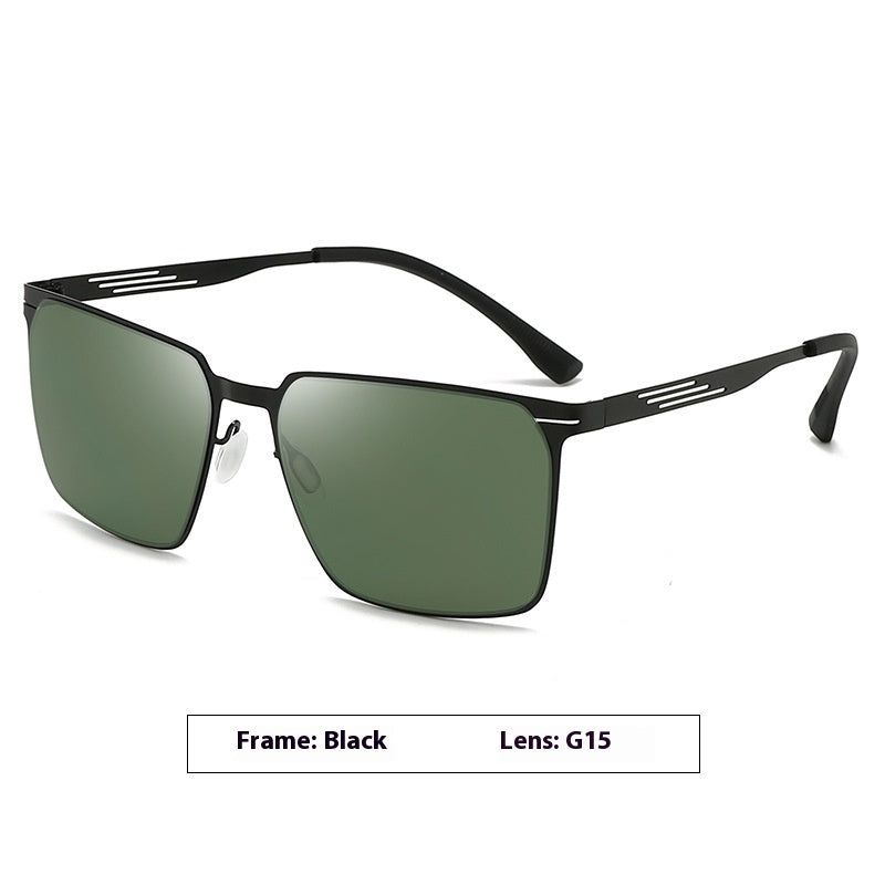 Fashion Metal Frame Sunglasses Fashionable Elegant Simple