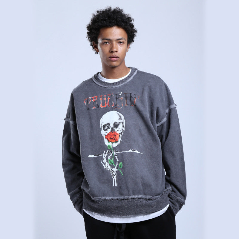 Cotton printed sweatshirt