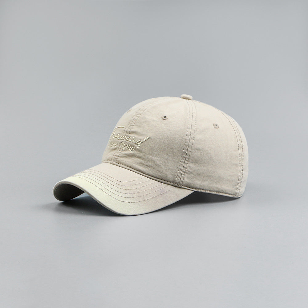 Letter Embroidery Men And Women All-matching Sun Hat