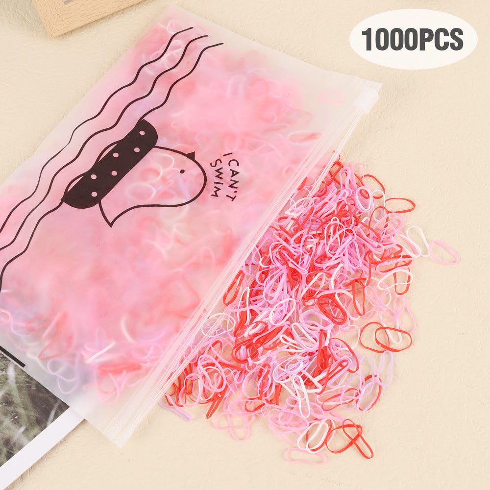 1000 PC Scontinuous Disposable Rubber Bands For Children