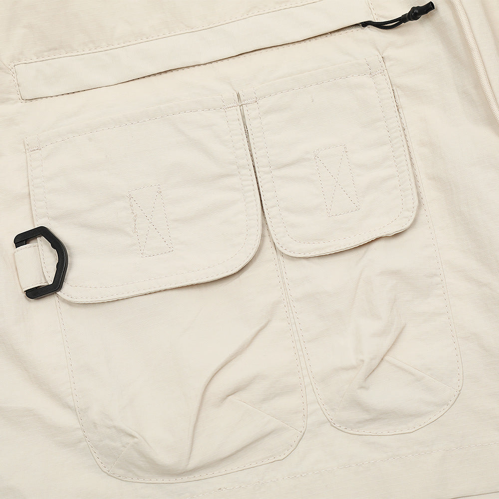 Zipper Decorations Sports Outdoor Shorts