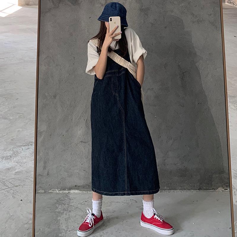 Retro Waist Slimming Mid-length Dress