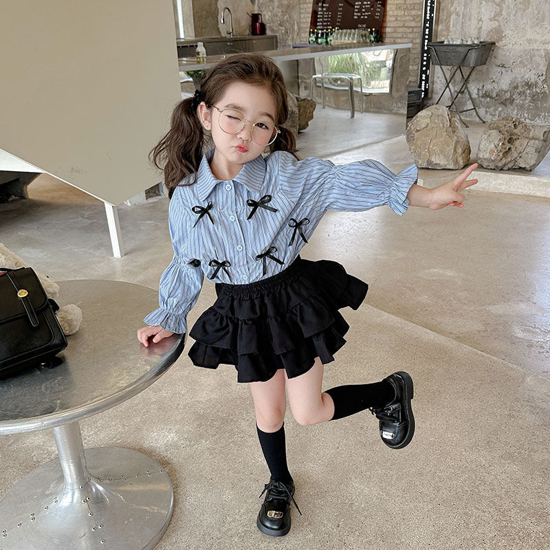 Girls' Shirt Korean Girls Suit