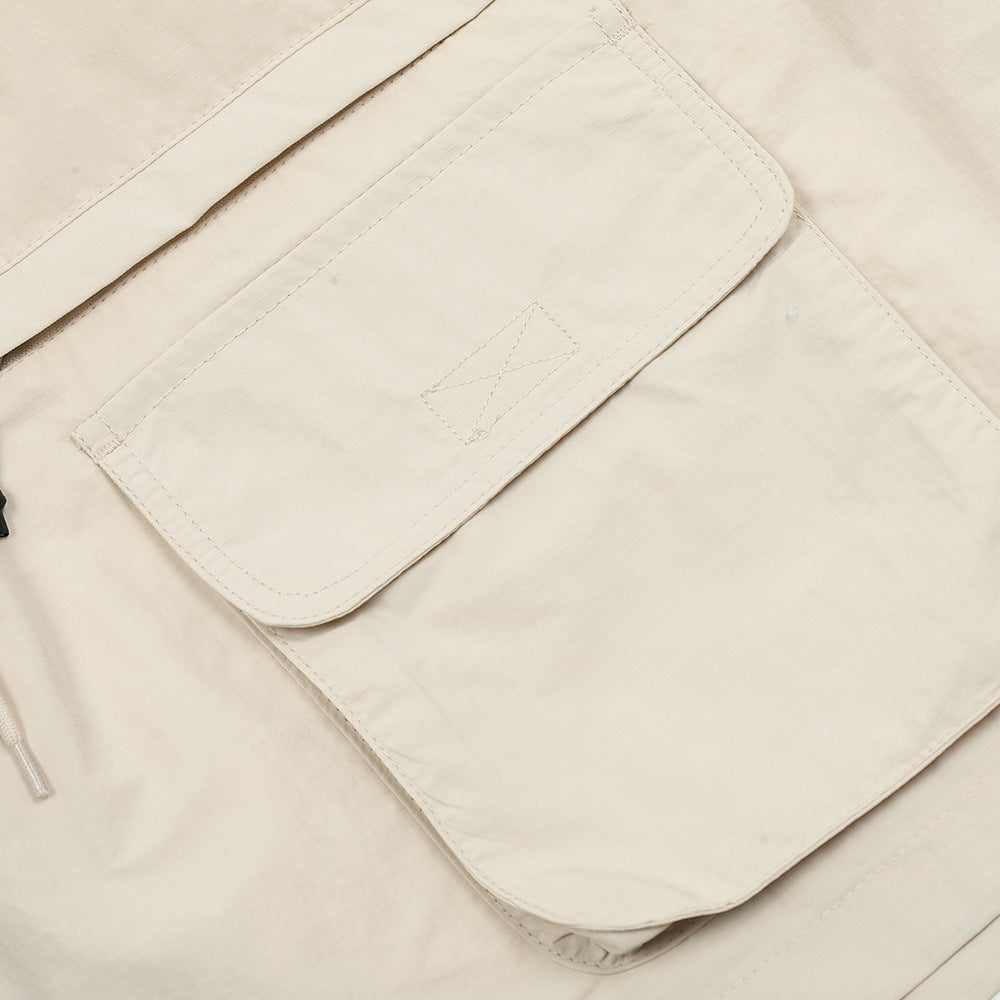 Zipper Decorations Sports Outdoor Shorts