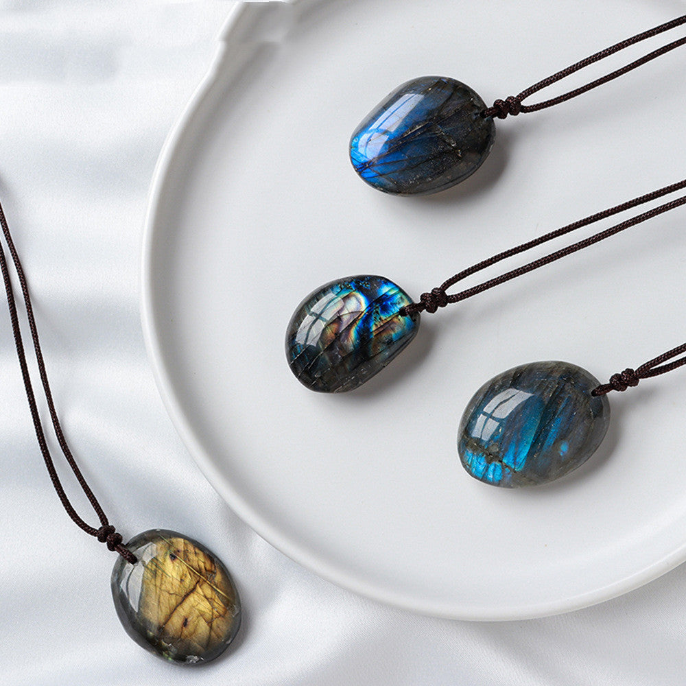 Natural Labradorite Rough Polished And Polished To Follow The Shape