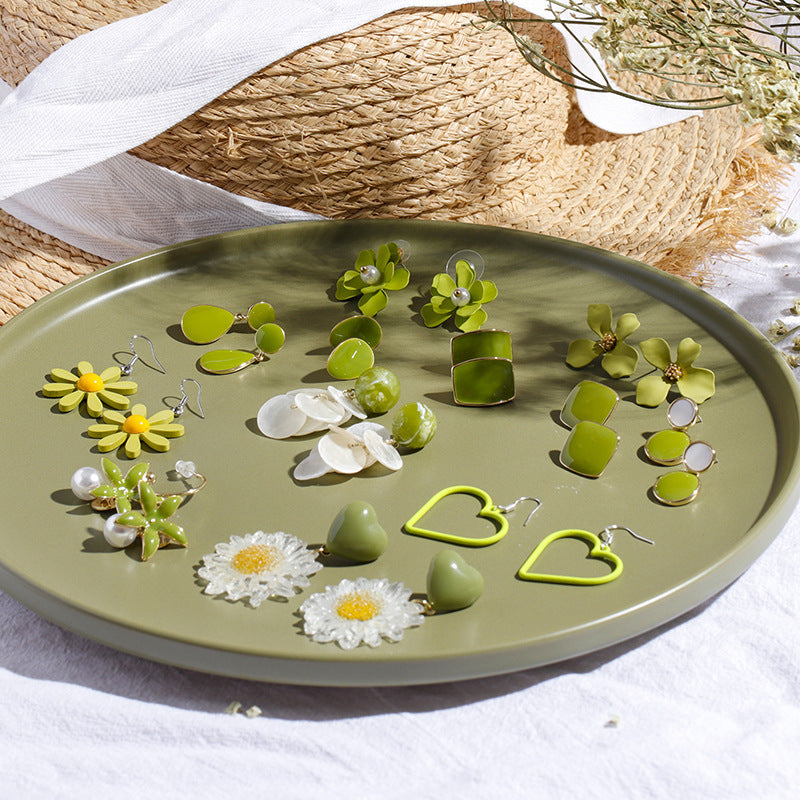 Fashion New Avocado Flower Earrings