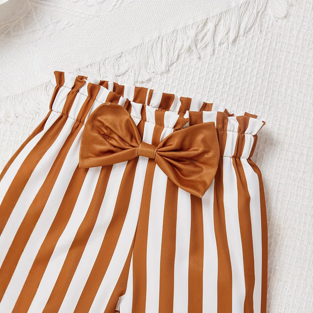 Round Neck Vest Shorts Casual Suit