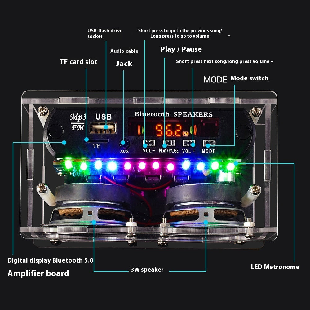 Amplifier Bluetooth Radio Audio DIY Kit