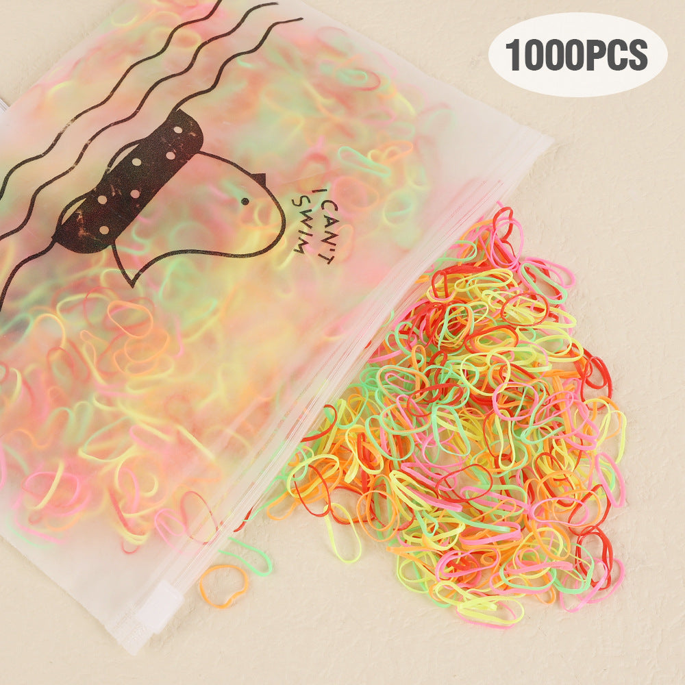 1000 PC Scontinuous Disposable Rubber Bands For Children