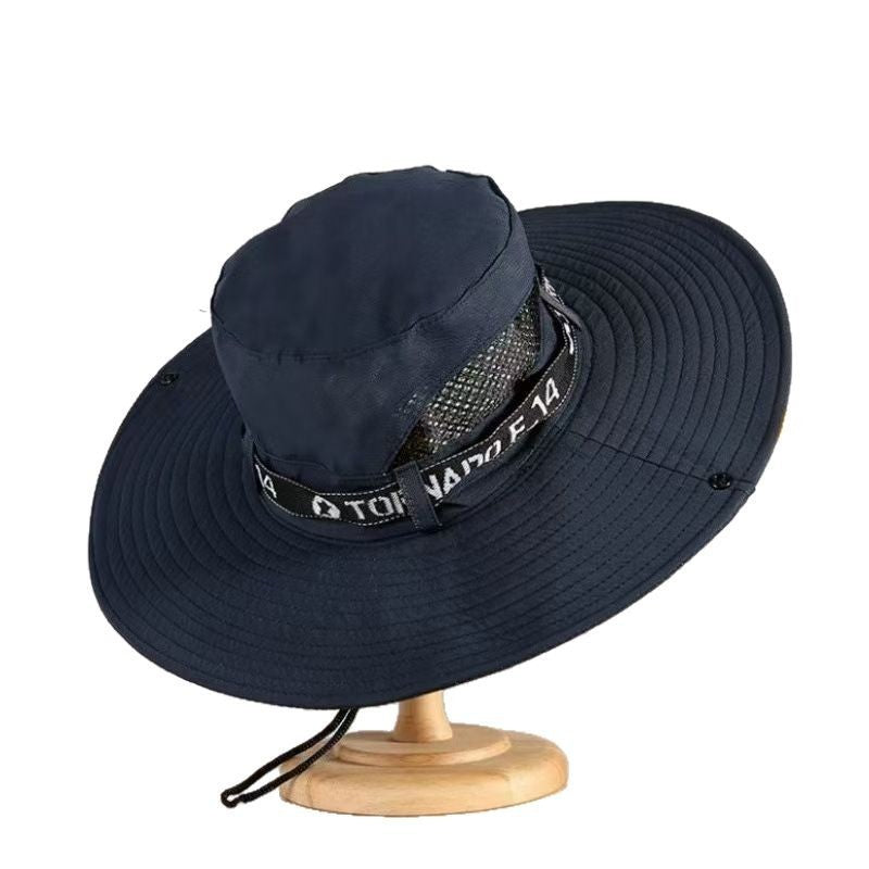 Men's Outdoor Deep Top Big Brim Breathable Sun Hat