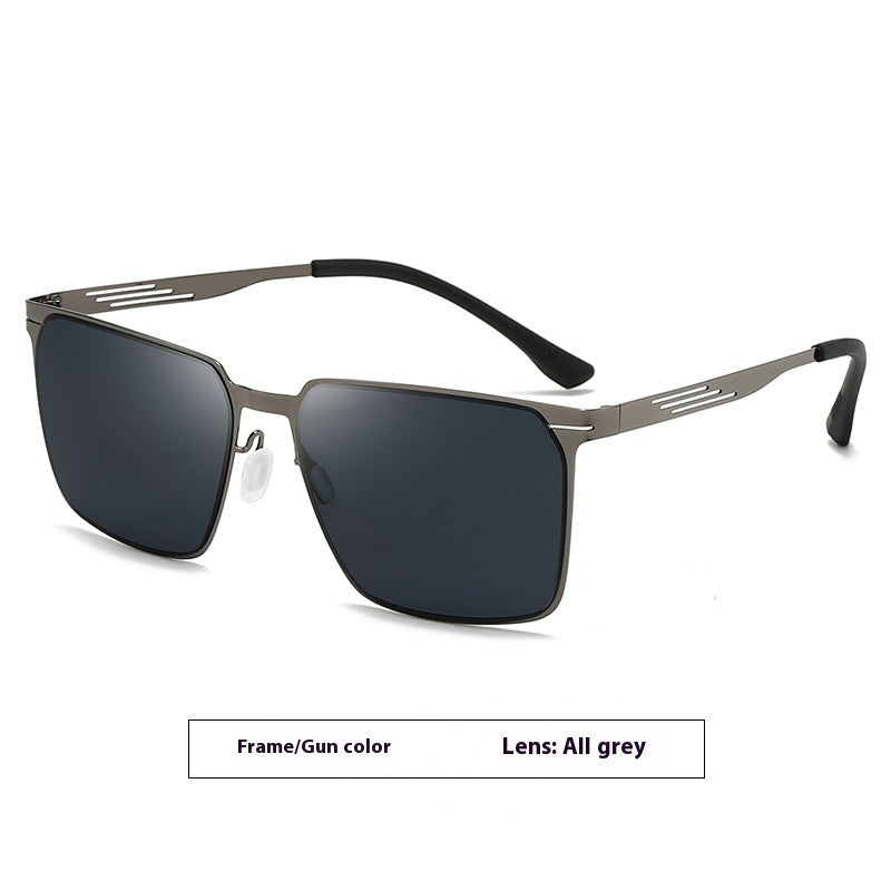 Fashion Metal Frame Sunglasses Fashionable Elegant Simple