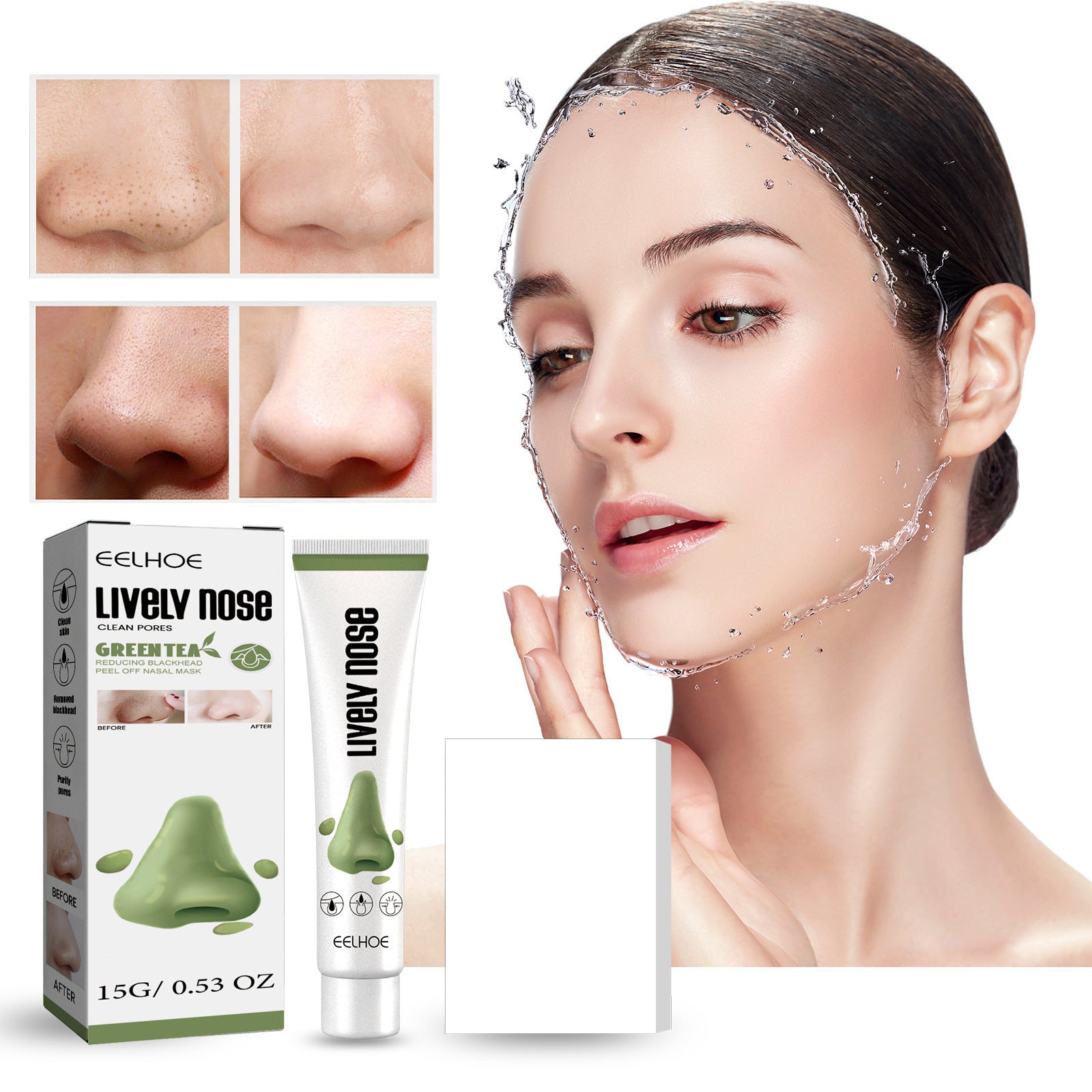 Blackhead Removal Tear And Pull Nasal Membrane Deep Cleansing Pores