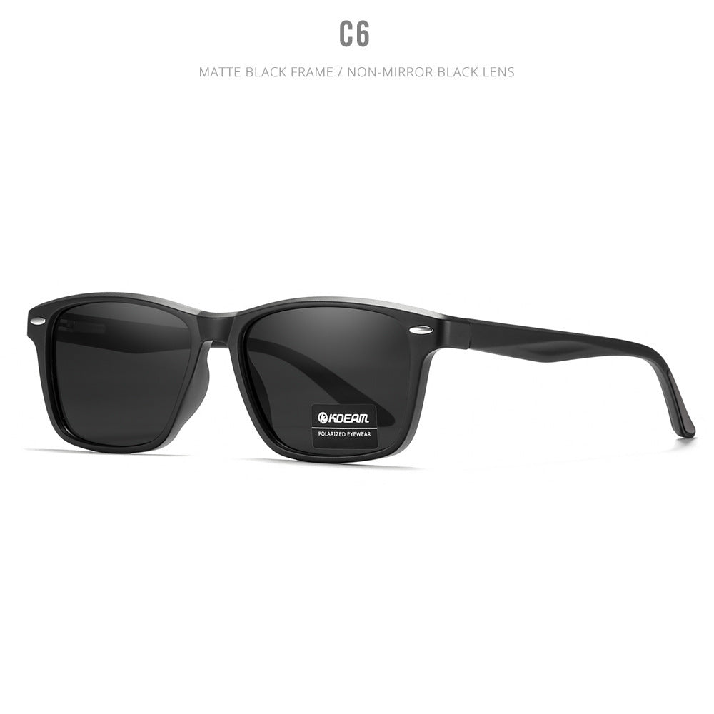Logo-free Sunglasses Casual Square Polarized