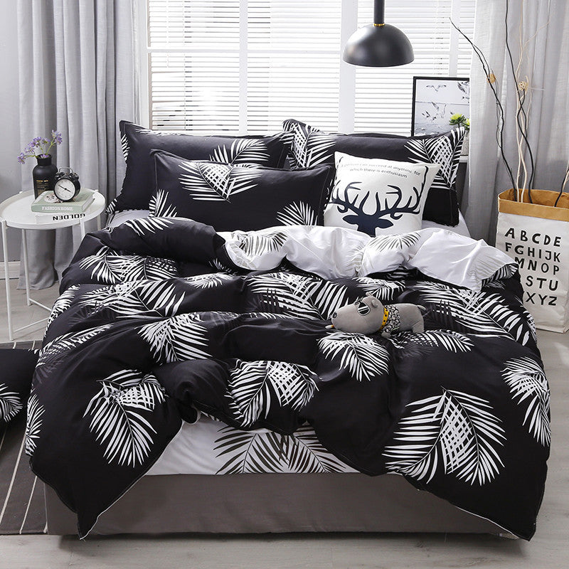 Fashion Household Simple Printing Polyester Bedding
