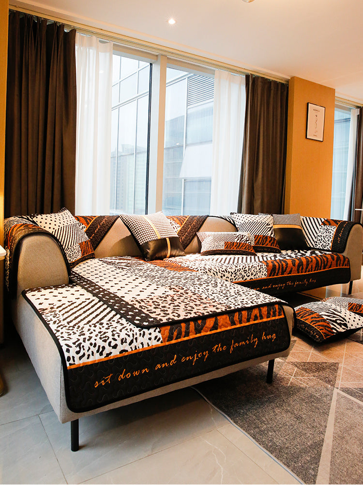 High Grade Animal Pattern Sofa Cover