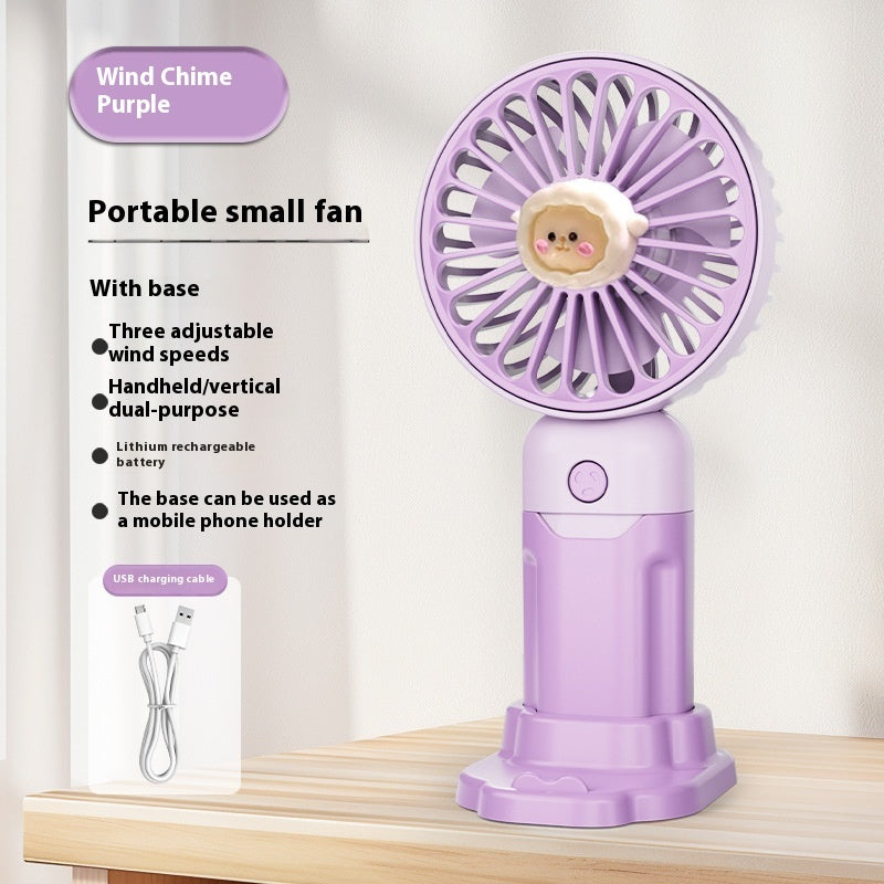 Rechargeable Handheld Desktop Portable Little Fan USB Electric Fan