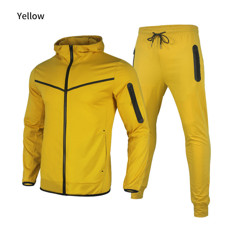 Hooded Sports Leisure Suit Men's Suit