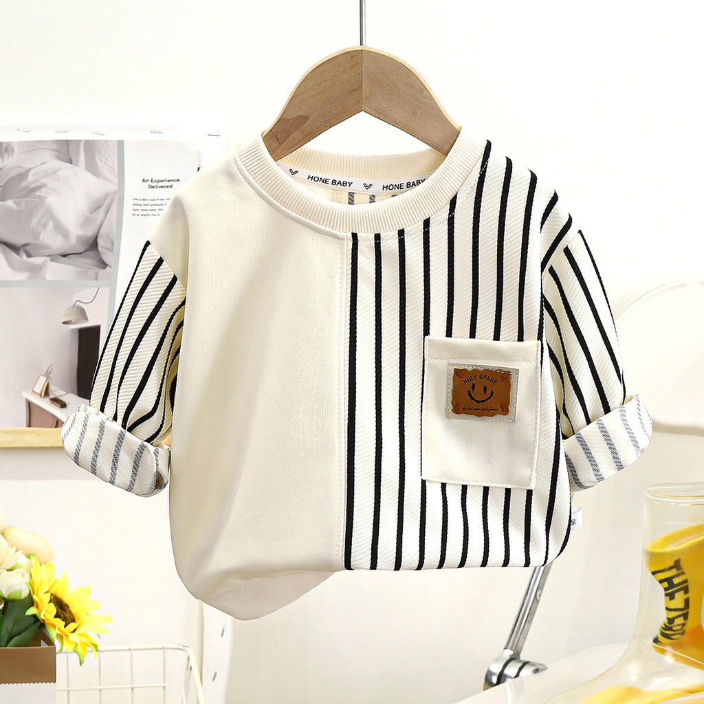 Round Neck Long-sleeved Sweater For Boys And Girls