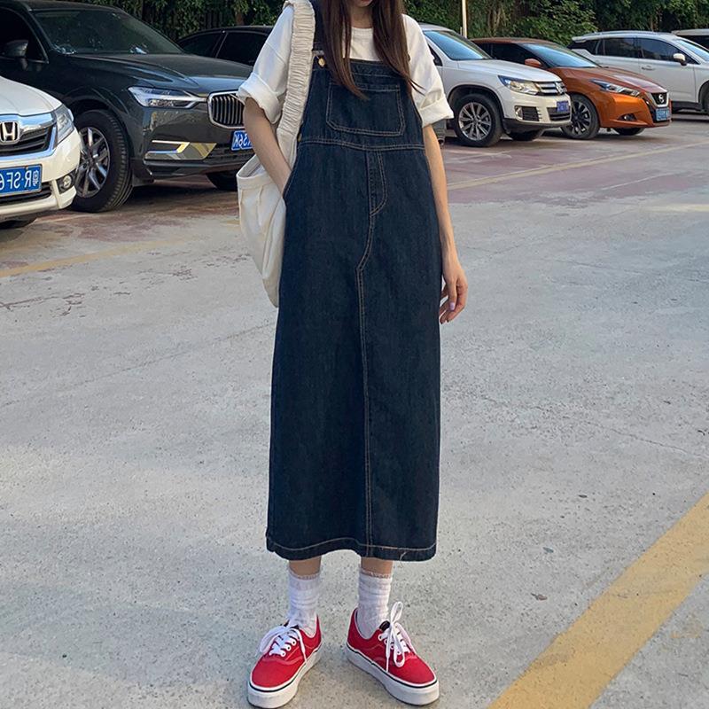 Retro Waist Slimming Mid-length Dress
