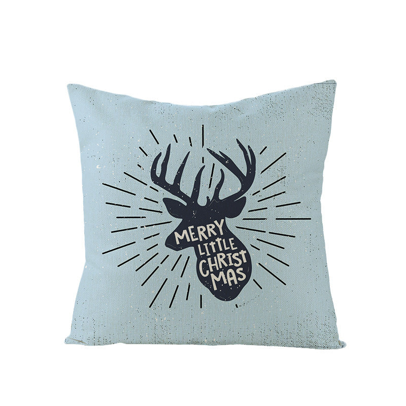 Cartoon Digital Printing Christmas Pillowcase
