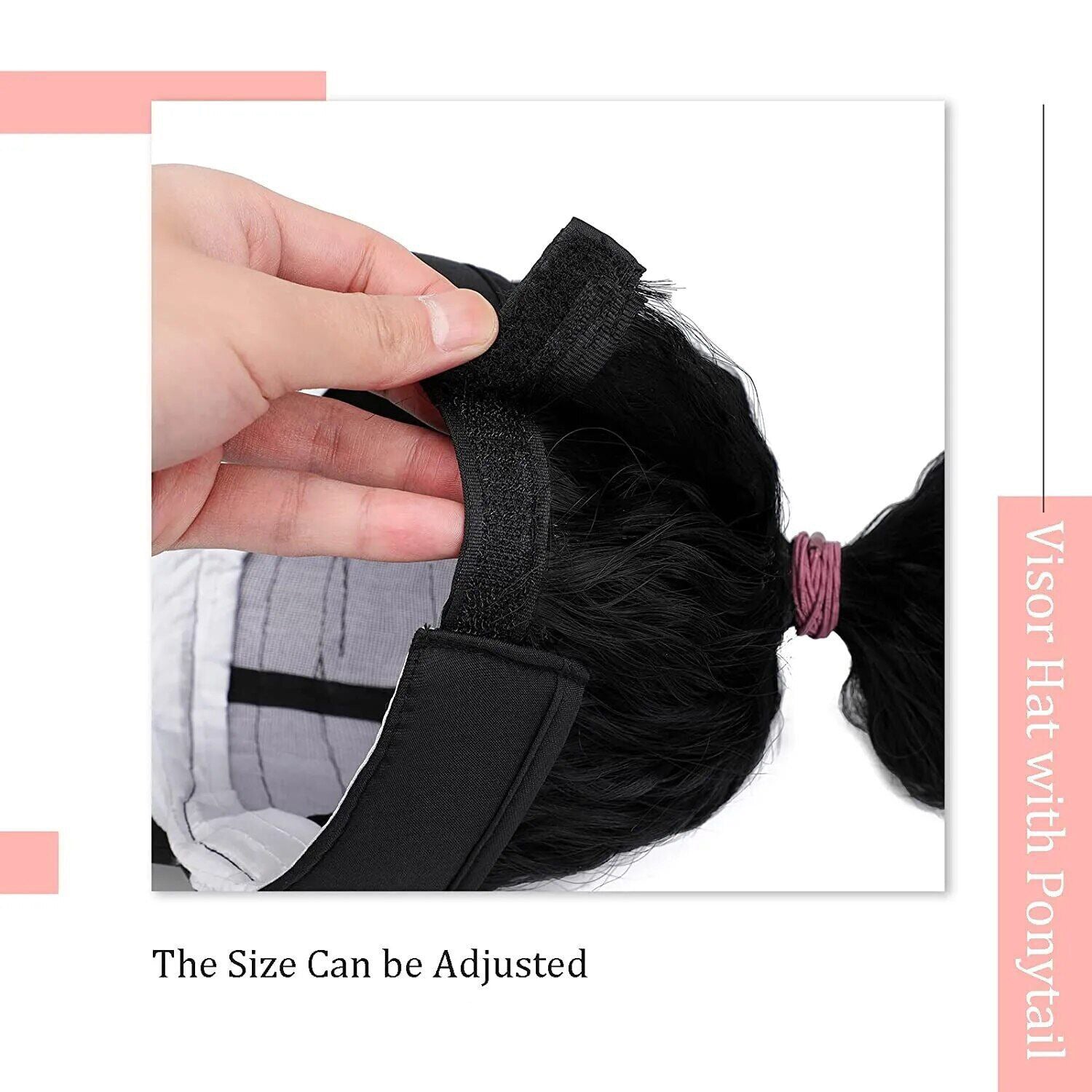 Women's Personality Horse Tail Waves Roll Hooded Wig