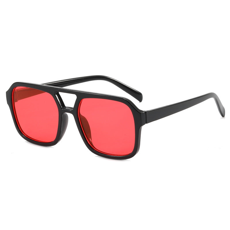 Personalized Retro UV-proof Double Beam Sunglasses