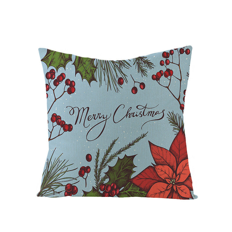 Cartoon Digital Printing Christmas Pillowcase
