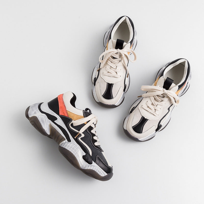 Casual Handsome Sneakers With Cross Straps