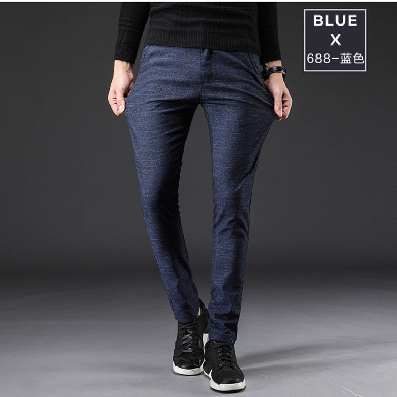 Men's Fashion And Comfort Business Thick Long Pants