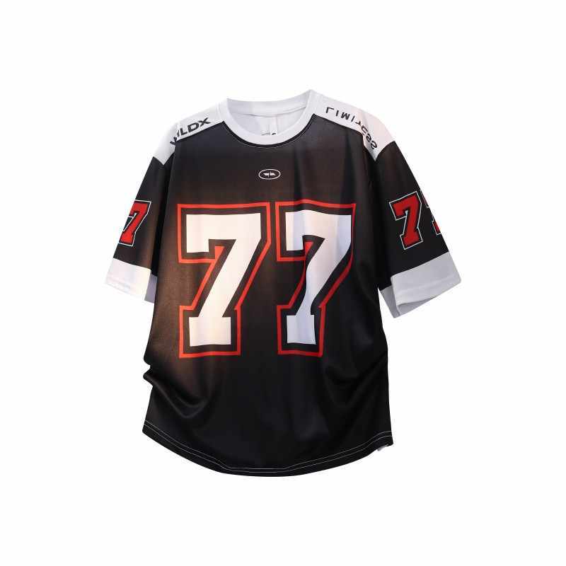 Men's Quick-drying Loose Sports Color Matching Short-sleeved T-shirt