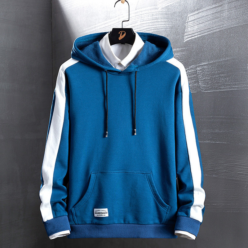 Men's sweater hooded jacket