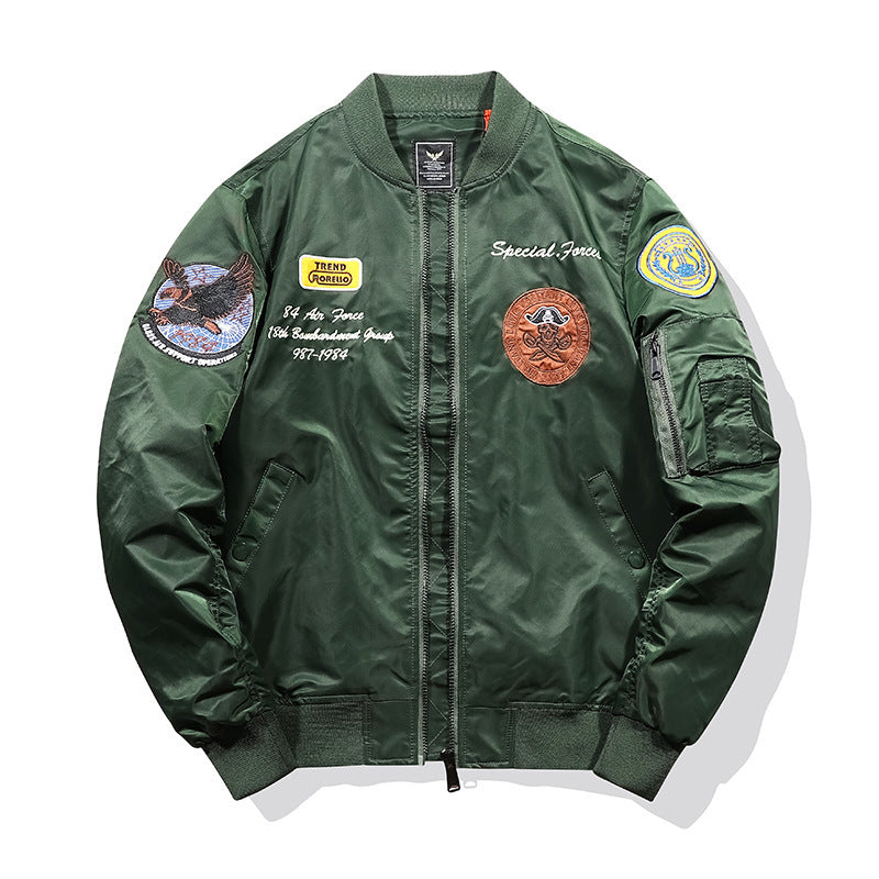 Loose And Versatile Thin Embroidery Baseball Uniform