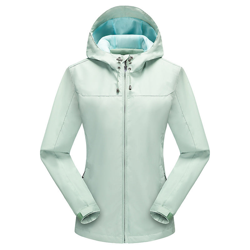 Four seasons mountaineering suit single layer jacket