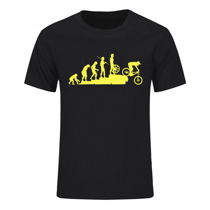 Round neck short sleeve T-shirt